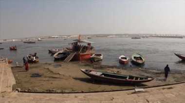 Walking Ganges River Varanasi India