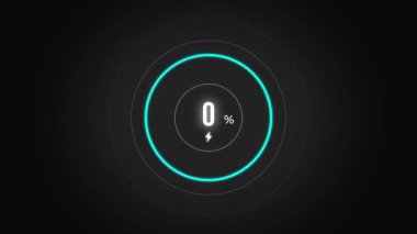 Yüzde 21. Ekran yüzdesi yükleniyor, ekran cep telefonu görüntüsü ve% 21 şarj ediliyor