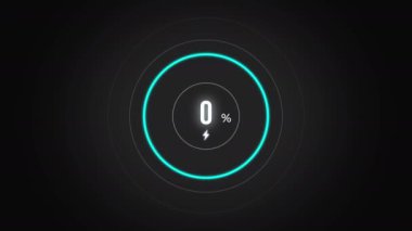 Yüzde yüz eminim. Ekran yüzdesi yükleniyor, cep telefonu ekranı% 100 şarj edilirken