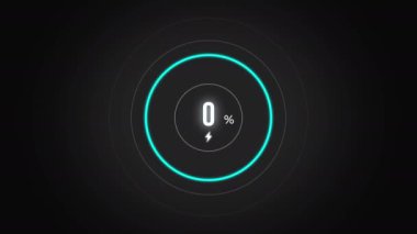 Yüzde 29. Ekran yüzdesi yükleniyor, cep telefonu ekranı görüntüleniyor, batarya% 29 şarj ediliyor