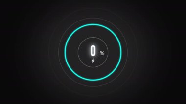 Yüzde 49. Ekran yüzdesi yükleniyor, ekran cep telefonu görüntüsü% 49 şarj ediliyor