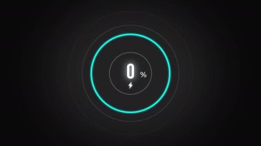 Yüzde 55. Ekran yüzdesi şarj ediliyor, cep telefonu ekranı görüntüsü ve% 55 şarj ediliyor.