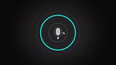 Yüzde 73. Ekran yüzdesi şarj ediliyor, cep telefonu görüntüsü ekran şarjı% 73 şarj ediliyor