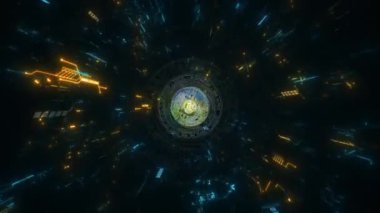 Kripto para birimlerinin dünyasını gösteren bilgisayar animasyonları. Bu görsel olarak çarpıcı videoda sanal para birimlerini keşfet.