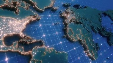 Kısa ve öz bir şekilde manzaraların detaylarını gösteren üç boyutlu bir harita animasyonu. Herhangi bir projeye derinlik ekler.