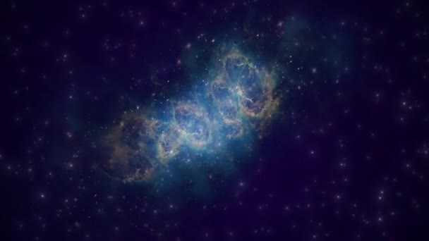 Ένα Animation Που Δείχνει Την Ομορφιά Του Nebulas Σαγηνευτικά Γραφικά — Αρχείο Βίντεο