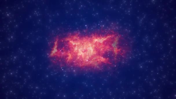 赤い星雲のCgアニメーション あらゆるプロジェクトに美を追加する — ストック動画