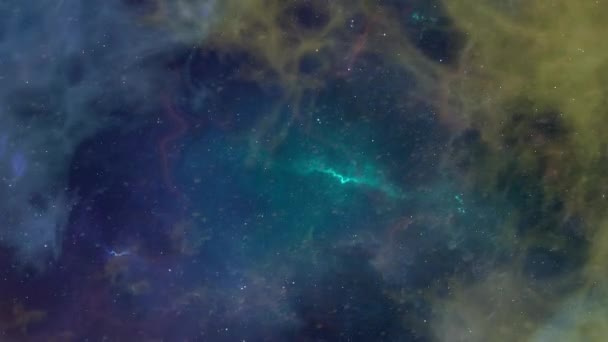 Анимация Космоса Отображающая Необъятность Красоту Вселенной Добавляет Удивления Трепет Любой — стоковое видео