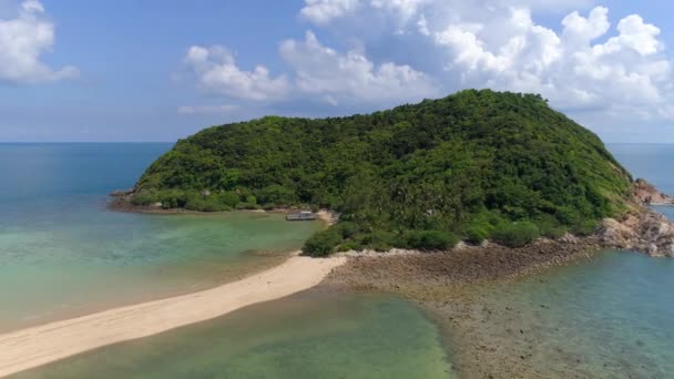 Prachtige Beelden Van Koh Pha Ngan Pittoreske Stranden Kristalheldere Zee — Stockvideo