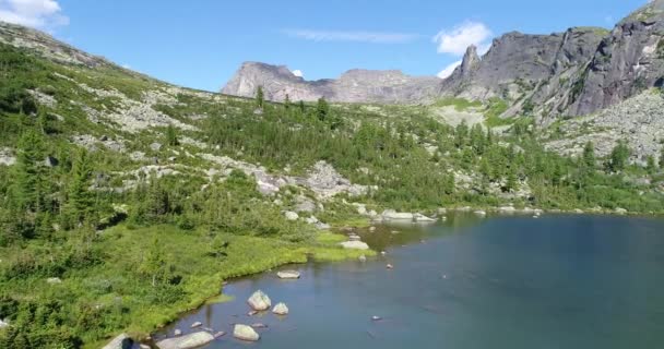 Vídeo Escénico Khakassia Rusia Explore Impresionante Bosque Taiga Estepa Lago — Vídeos de Stock