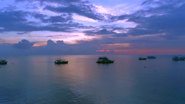 Откройте Себя Красоту Побережья Тао Koh Tao Коралловых Рифов Лагуны — стоковое видео