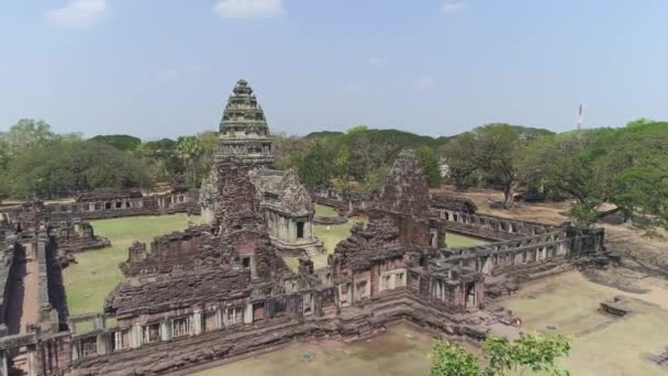 Відкрийте Себе Приплив Храму Файма Захоплюючого Історичного Парку Таїланді Індокитаю — стокове відео