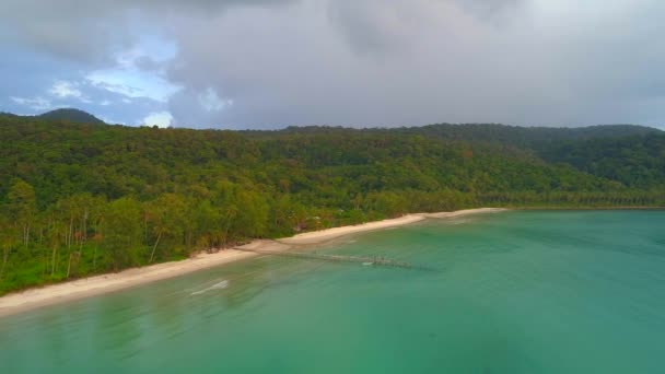 Тропічний Рай Острові Куд Таїланді Насолоджуйтесь Приголомшливими Пейзажами Бірюзовим Морем — стокове відео