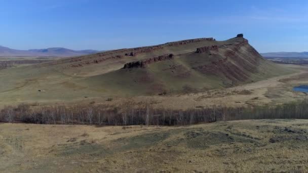 Odkryj Zachwycające Piękno Gór Khakassia Stepu Jezior Doświadcz Spokoju Tajemniczych — Wideo stockowe