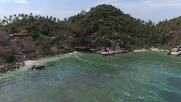 코사무이 Koh Samui 코타오 Koh Tao 투명한 바닷물에서 다이빙과 스노클링의 — 비디오