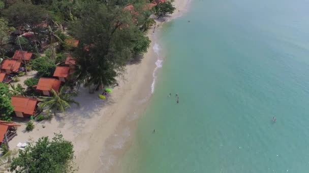 Ucieczka Wyspę Koh Chang Tajlandia Wspaniały Wypad Plażę — Wideo stockowe