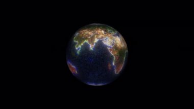 Bilgisayarlı animasyon dünyaların güzelliğini gösteriyor. Manzaraları ve şehirleri dolaşın. Dünyanın özünü büyüleyici bir şekilde yakalıyor..