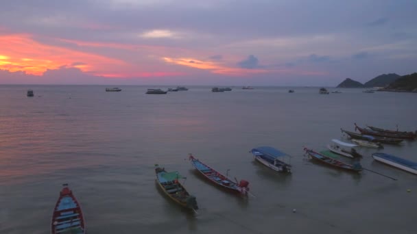 体验高涛迷人的海岸线 在清澈的海水中潜水 目睹令人叹为观止的日出 让自己沉浸在这个泰国岛屿天堂的宁静氛围中 — 图库视频影像