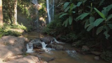 Chiang Mai Mork Fa Parkı, Tayland Şelalesi.