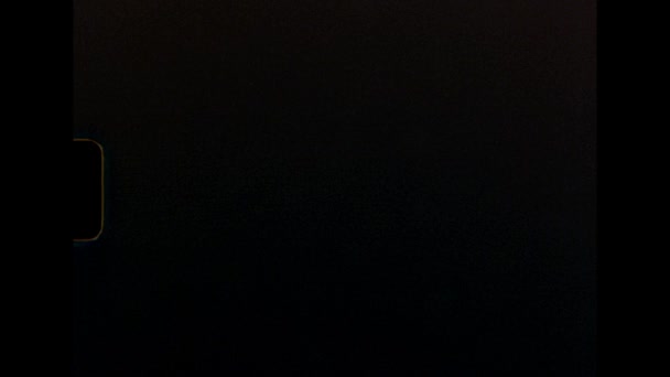 Текстура Пленки Зерном Царапинами Пылью Использования Заднем Плане — стоковое видео