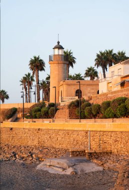 Porto, İspanya, Almerya 'daki eski deniz feneri.