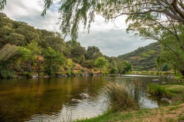 İspanya 'da Castilla ve Leon' da güzel bir manzara.