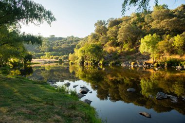 İspanya 'da Castilla ve Leon' da güzel bir manzara.