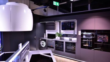 Warsaw, Poland. 19 January 2023. Inside MIELE retail store. Miele is German Based Manufacturer of Premium Class Household Appliances and Electronics