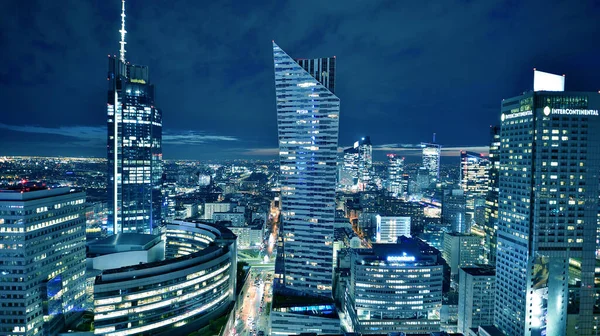 Varsóvia Polónia Março 2023 Bela Arquitetura Centro Cidade Varsóvia Com — Fotografia de Stock