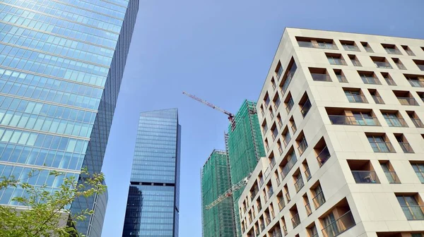 Строительство Высотного Здания Современное Офисное Здание — стоковое фото