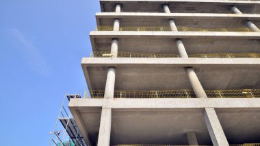 Varşova, Polonya. 5 Temmuz 2023. Ofis binası Vibe yapım aşamasında. 