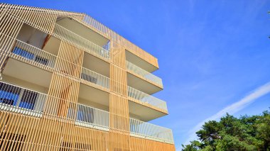 Lüks modern apartman kompleksi.