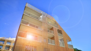 Lüks modern apartman kompleksi.