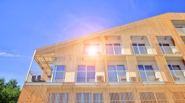 Lüks modern apartman kompleksi.