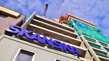 Varşova, Polonya. 27 Ekim 2024. Stüdyo 'nun inşaatı sürüyor.. 