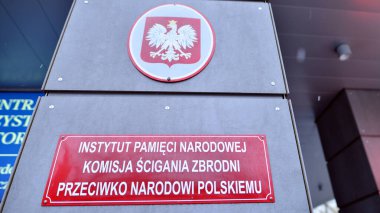 Varşova, Polonya. 12 Ocak 2025. Ulusal Anma Enstitüsü Başkanı Lech Kaczynski 'nin adını almıştır.. 