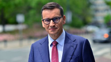 Varşova, Polonya. 8 Temmuz 2025. Polonyalı milletvekili, Sejm Mateusz Morawiecki üyesi.
