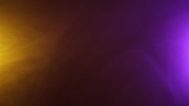 Sarı ve mor tamamlayıcı kontrastlı duman soyut arkaplan