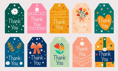 Brighten Every Gift with Printable Thank You Tags clipart