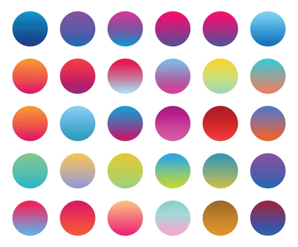 Gradiente Multicolor Gradiente Colores Preestablecidos — Vector de stock