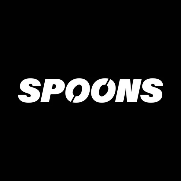Spoon Vector Spoon Logo Design — vektorikuva