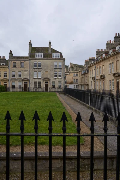 Bath Somerset United Kingdom March 2023 Historic Buildings Beauford Square — Stock Photo, Image