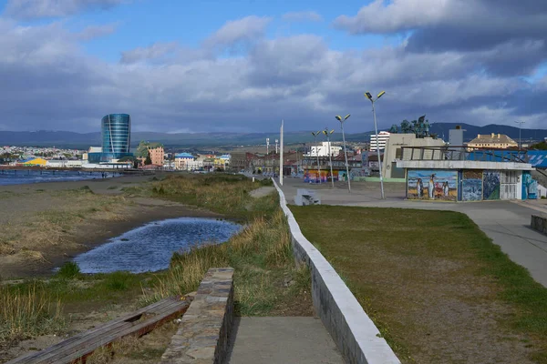 Punta Arenas Chili Octobre 2022 Bord Eau Marqué Par Des — Photo