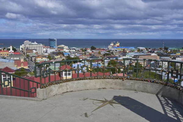 Punta Arenas Chile Outubro 2022 Edifícios Coloridos Pintados Histórica Cidade — Fotografia de Stock