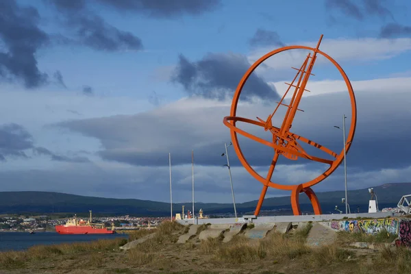 Punta Arenas Chile Octubre 2022 Monumentos Obras Arte Largo Del — Foto de Stock