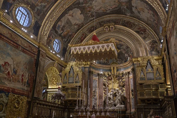 Mooie Kathedraal Katholieke Kathedraal Gebouwd Malta — Stockfoto