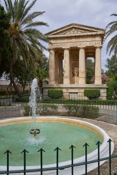 Valletta Malta Giugno 2023 Giardini Lower Barrakka Con Vista Sul — Foto Stock