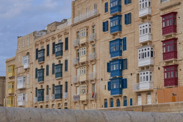 Valette Malte Juin 2023 Bâtiments Historiques Dans Ville Valette Malte — Photo
