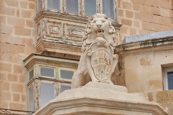 Valletta Malta Giugno 2023 Edifici Storici Che Costeggiano Stradine Della — Foto Stock