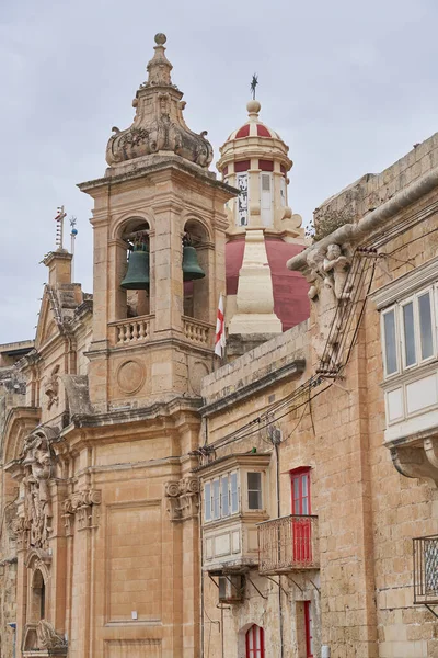 Valetta Malta June 2023 Historic Church Our Lady Liesse City — Stock Photo, Image
